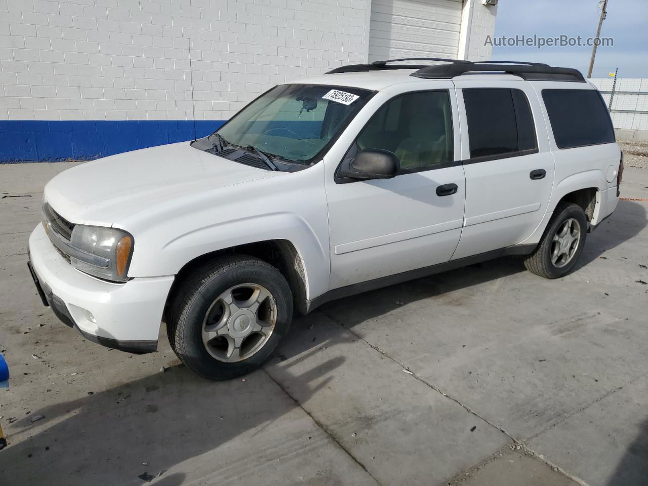 2006 Chevrolet Trailblazer Ext Ls White vin: 1GNET16S066134628