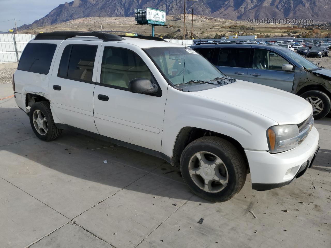 2006 Chevrolet Trailblazer Ext Ls White vin: 1GNET16S066134628