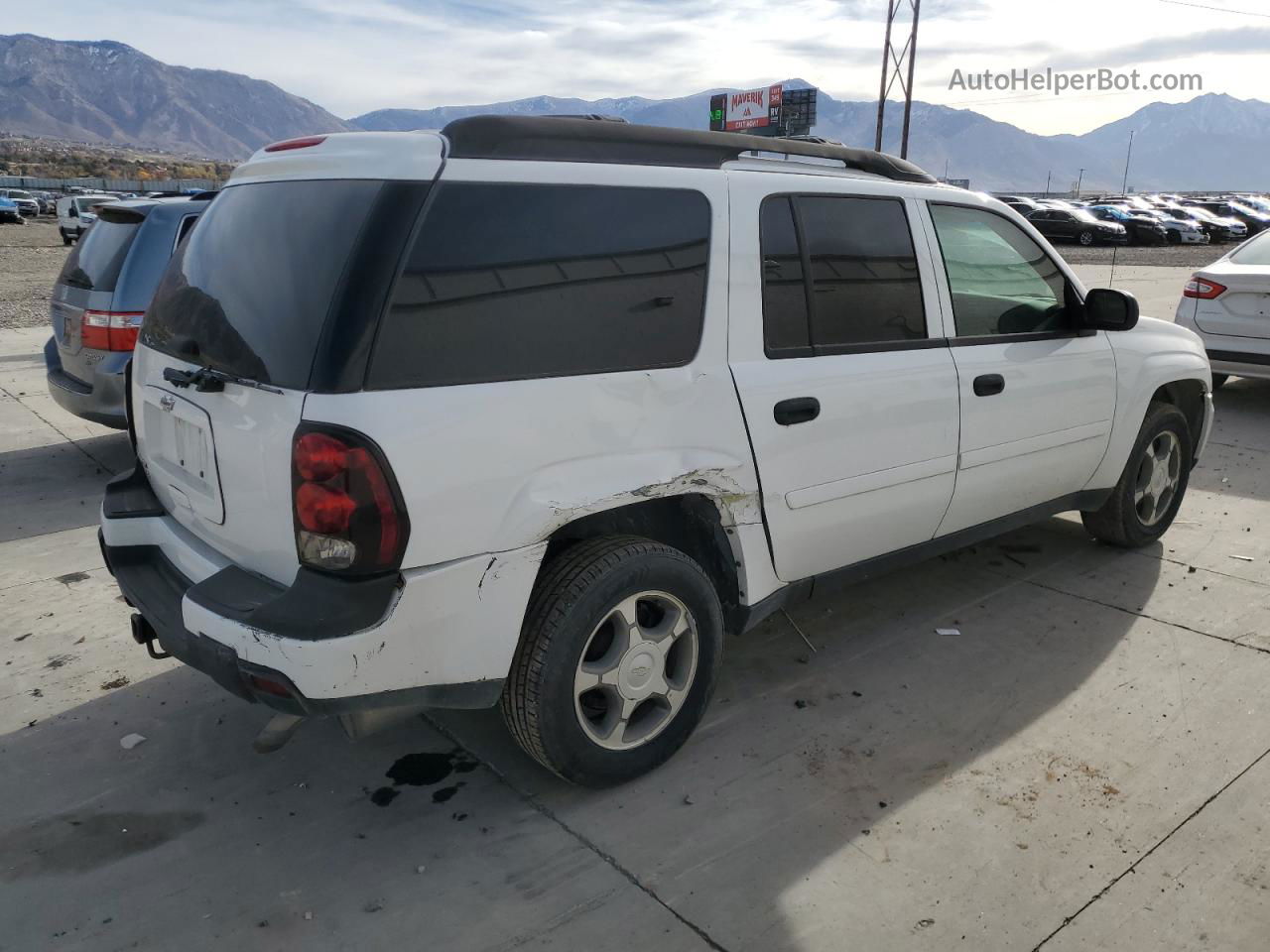 2006 Chevrolet Trailblazer Ext Ls White vin: 1GNET16S066134628