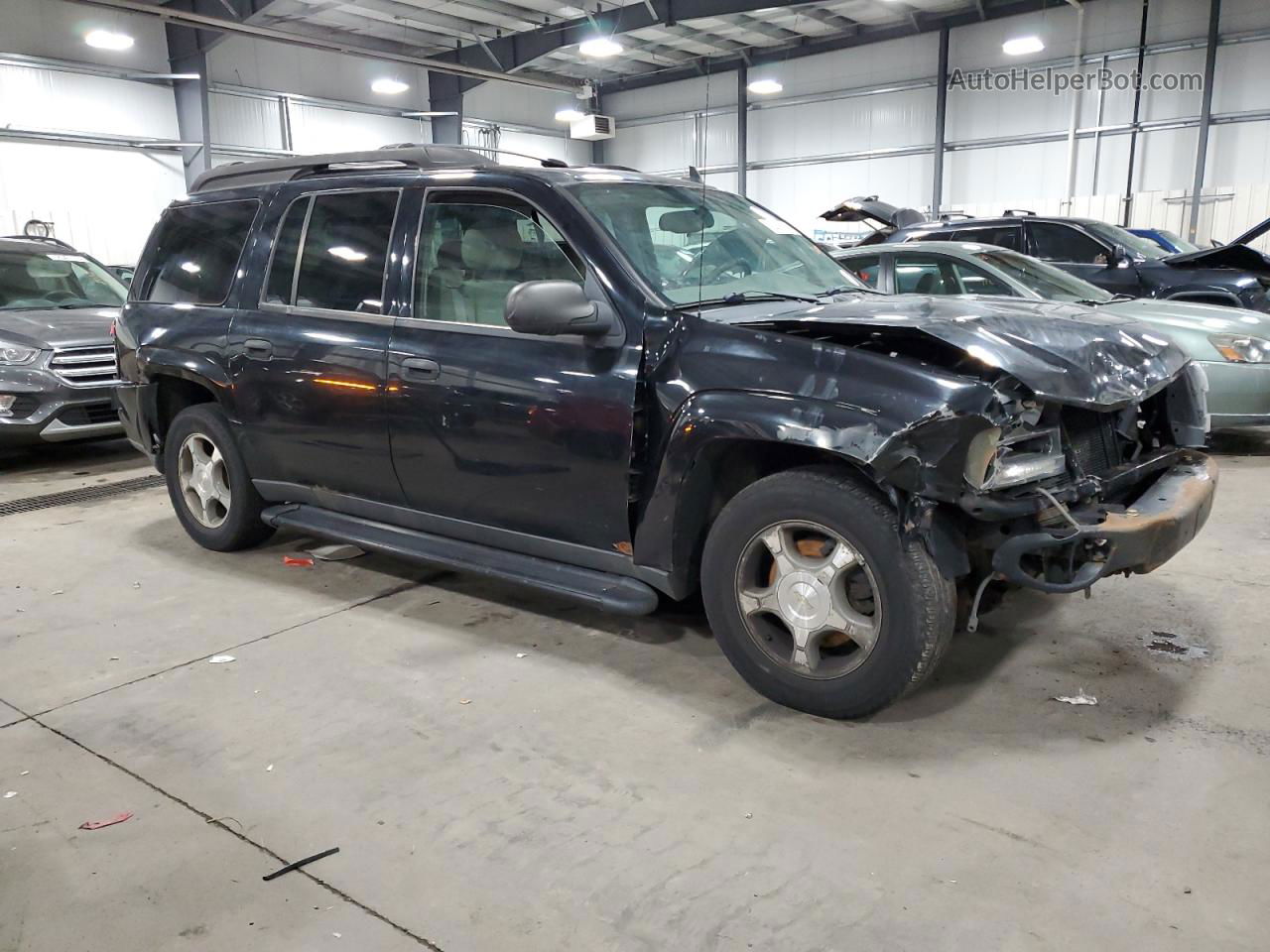 2006 Chevrolet Trailblazer Ext Ls Black vin: 1GNET16S166111293