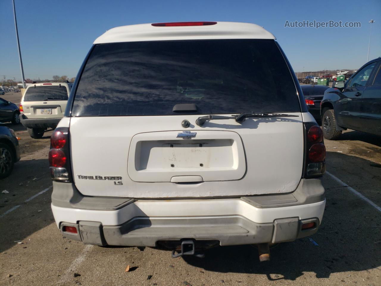 2006 Chevrolet Trailblazer Ext Ls White vin: 1GNET16S266169767