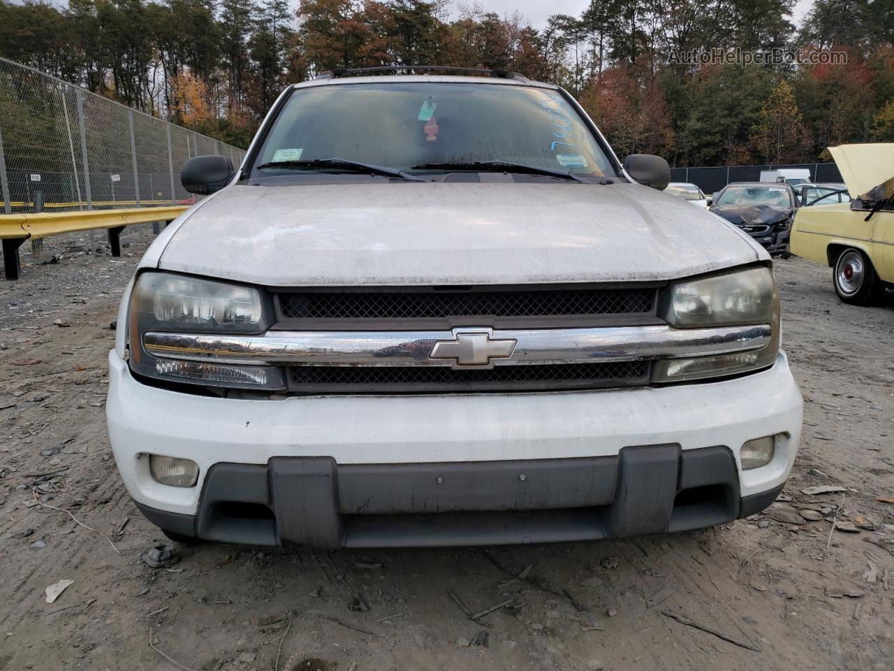 2006 Chevrolet Trailblazer Ext Ls White vin: 1GNET16S566141963