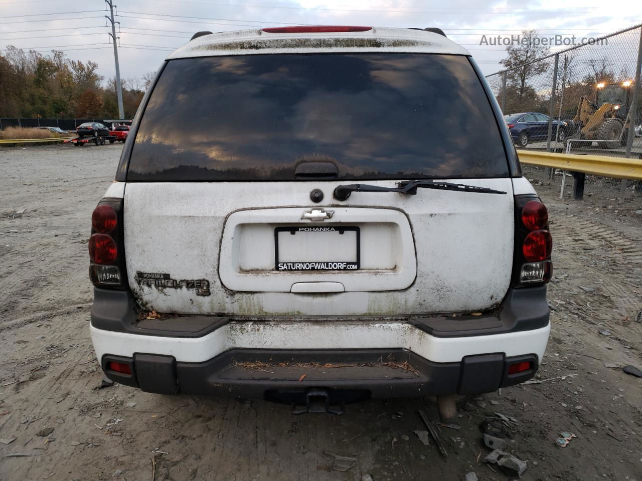 2006 Chevrolet Trailblazer Ext Ls White vin: 1GNET16S566141963