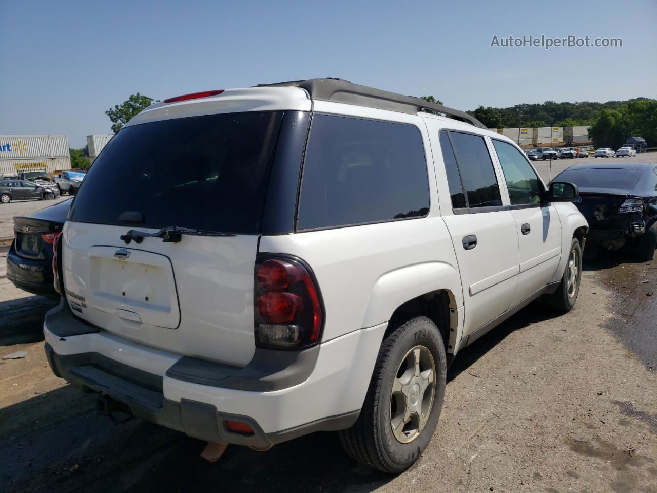 2006 Chevrolet Trailblazer Ext Ls White vin: 1GNET16S566147942