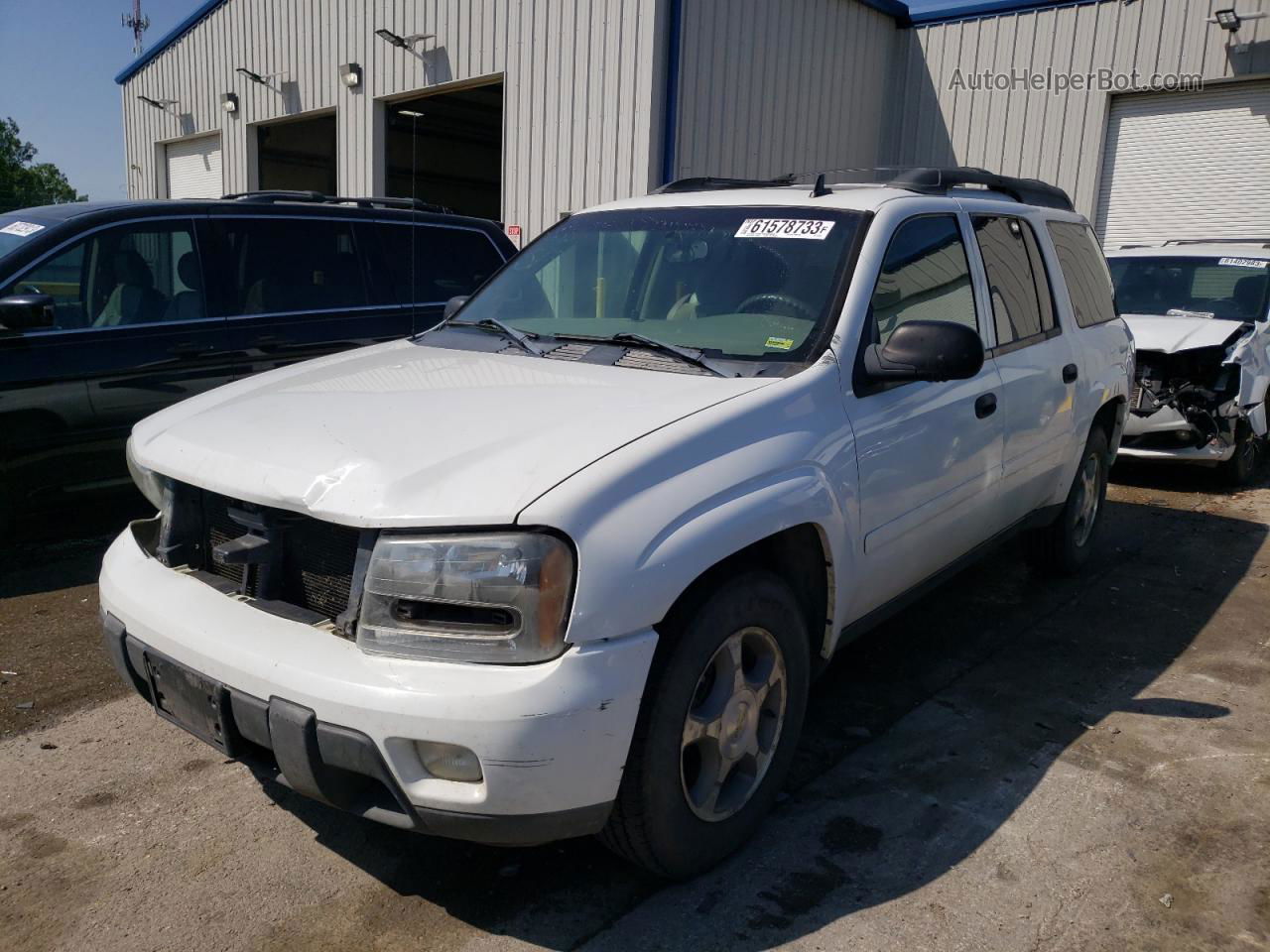 2006 Chevrolet Trailblazer Ext Ls White vin: 1GNET16S566147942