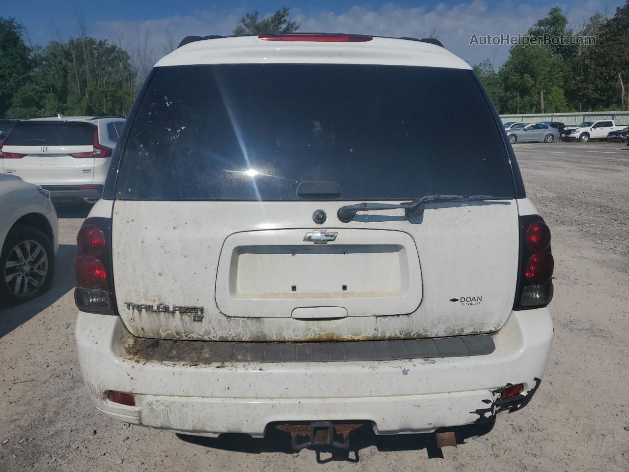 2006 Chevrolet Trailblazer Ext Ls White vin: 1GNET16S566148086