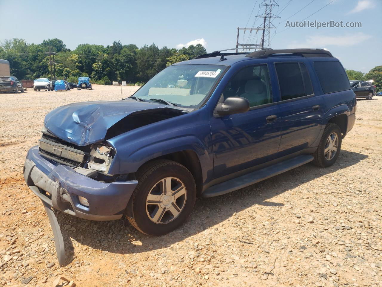 2006 Chevrolet Trailblazer Ext Ls Синий vin: 1GNET16S566167608