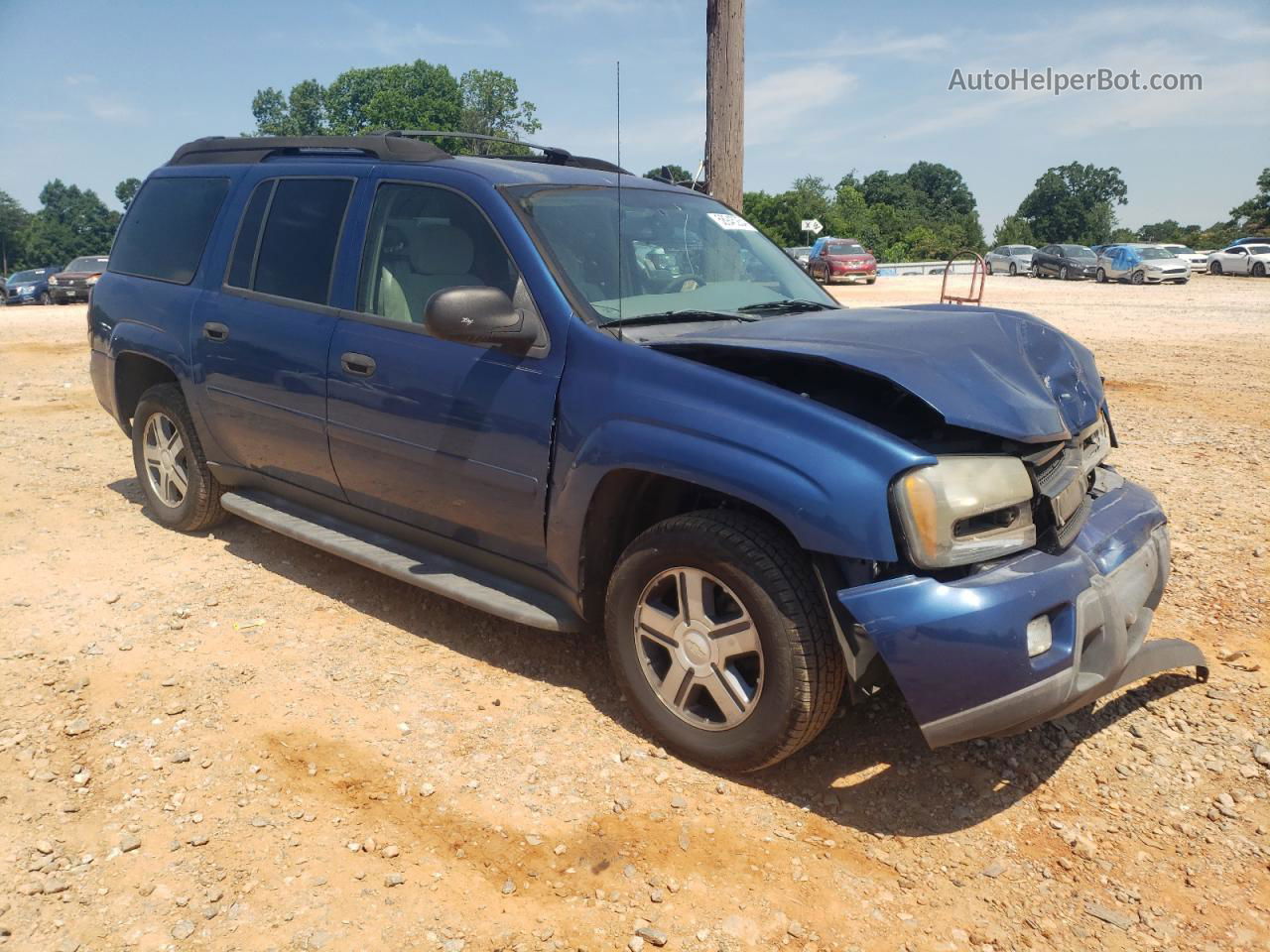 2006 Chevrolet Trailblazer Ext Ls Blue vin: 1GNET16S566167608