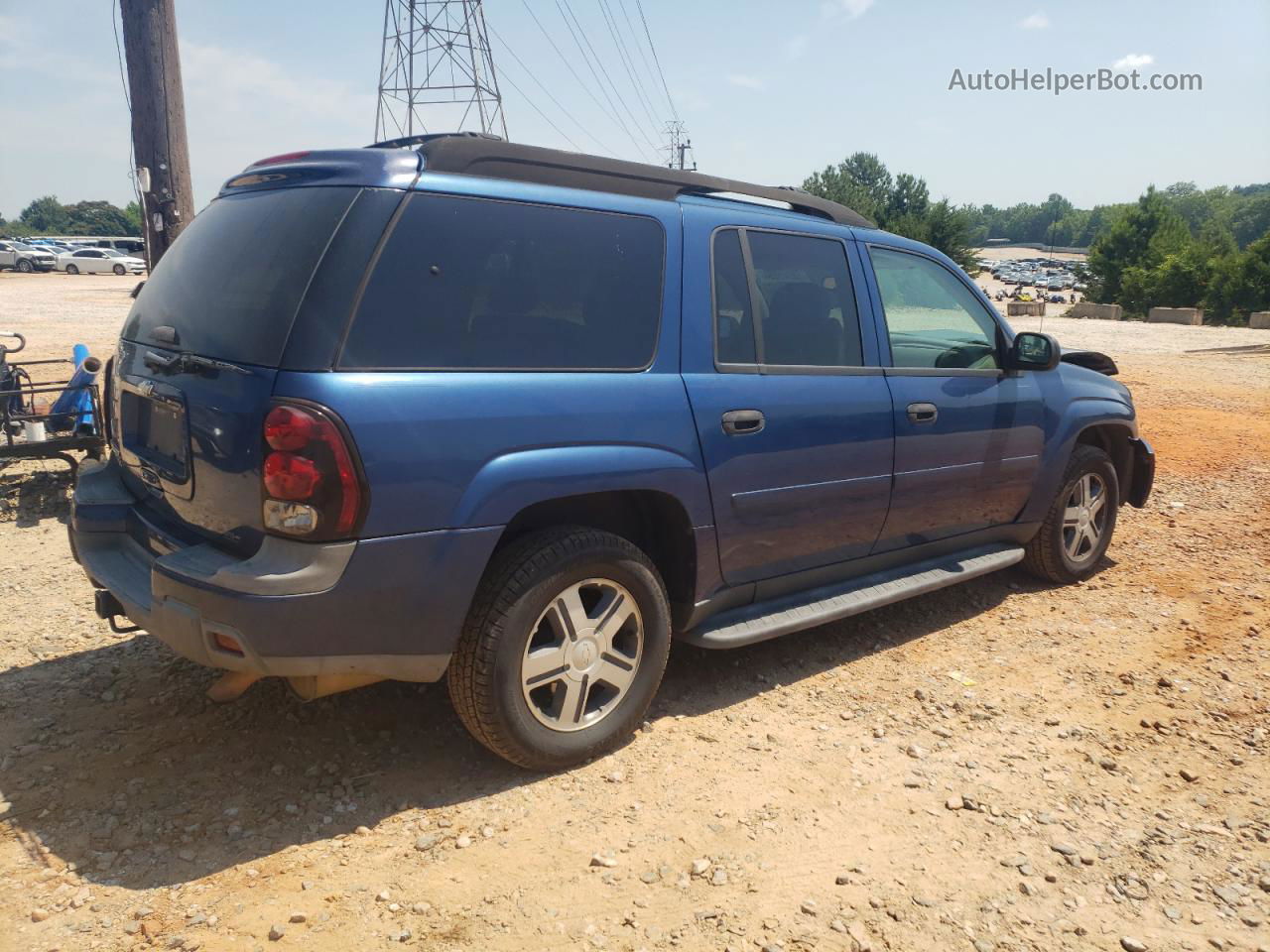 2006 Chevrolet Trailblazer Ext Ls Blue vin: 1GNET16S566167608