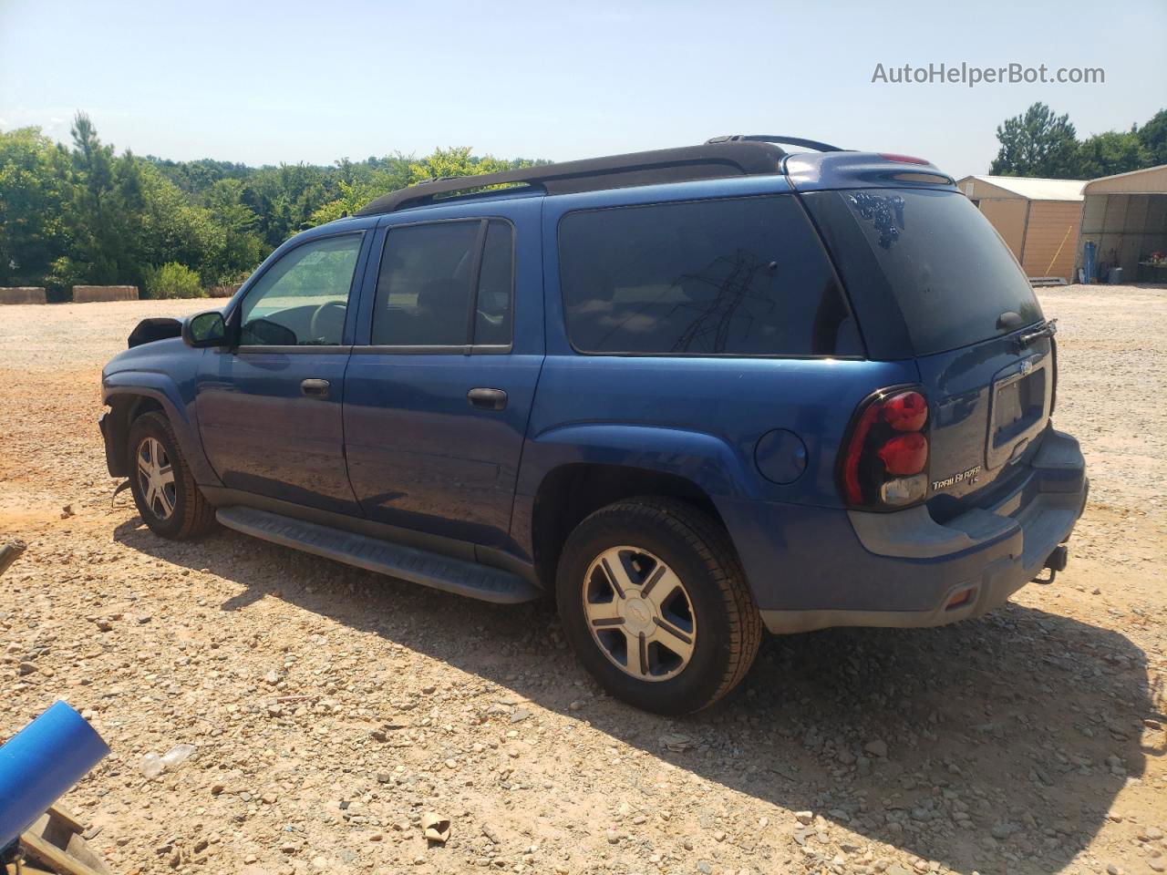 2006 Chevrolet Trailblazer Ext Ls Blue vin: 1GNET16S566167608