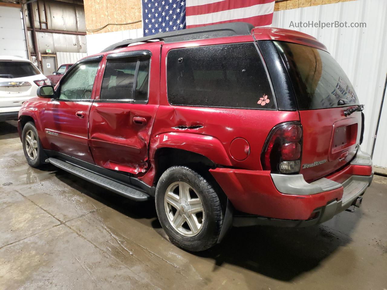 2002 Chevrolet Trailblazer Ext Burgundy vin: 1GNET16S926133553