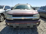 2006 Chevrolet Trailblazer Ext Ls Burgundy vin: 1GNET16S966105015