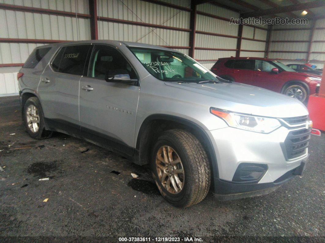 2020 Chevrolet Traverse Awd Ls Silver vin: 1GNEVFKW3LJ181421