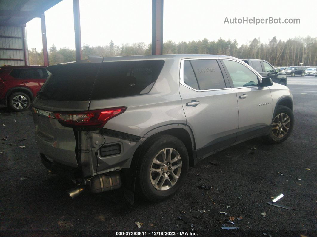 2020 Chevrolet Traverse Awd Ls Silver vin: 1GNEVFKW3LJ181421