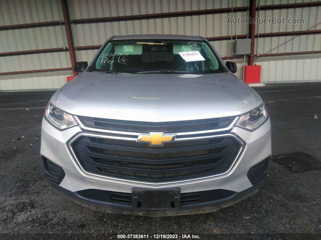 2020 Chevrolet Traverse Awd Ls Silver vin: 1GNEVFKW3LJ181421