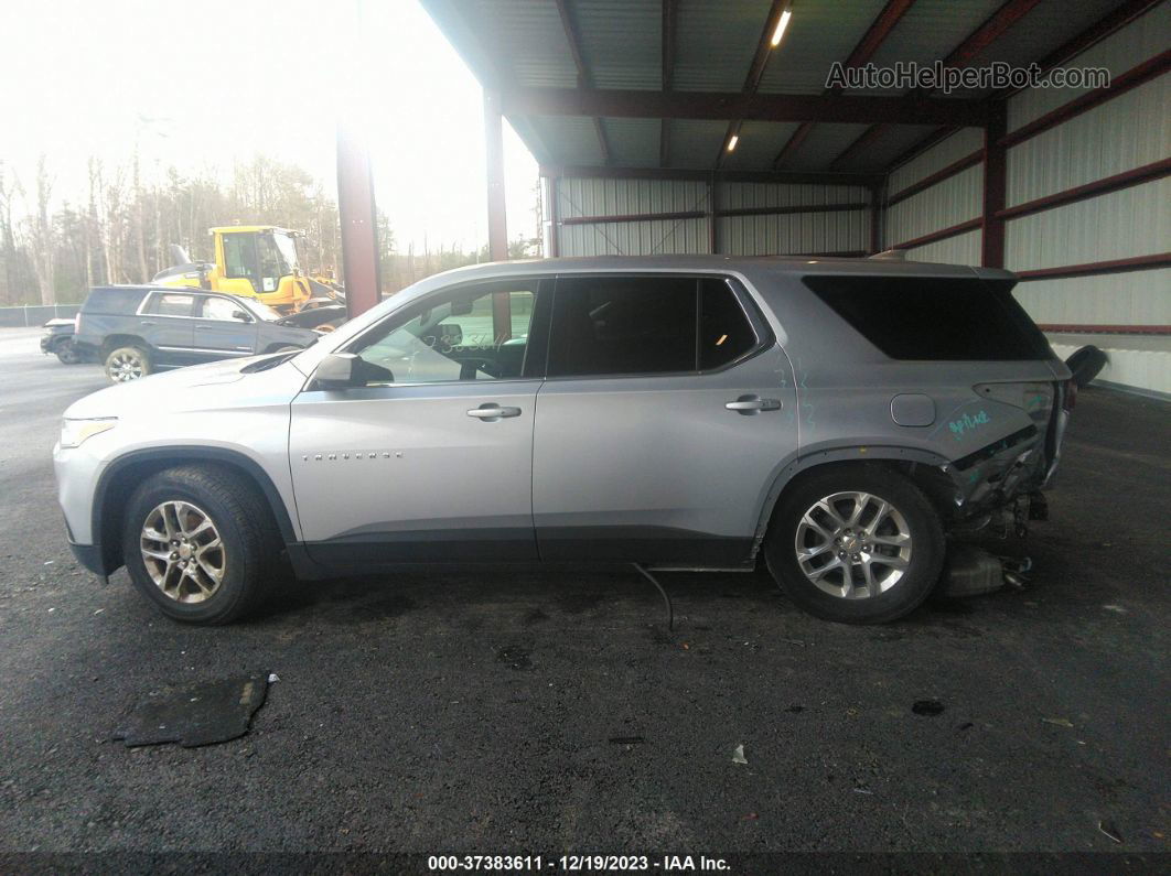 2020 Chevrolet Traverse Awd Ls Silver vin: 1GNEVFKW3LJ181421