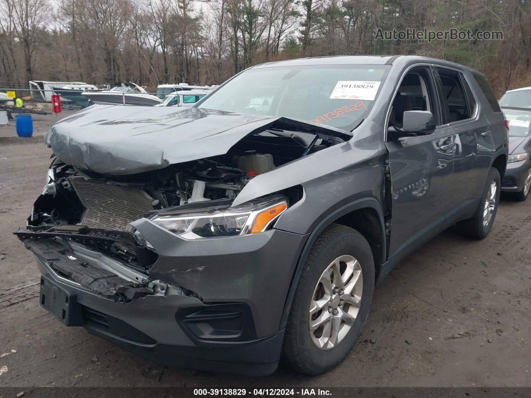 2020 Chevrolet Traverse Awd Ls Gray vin: 1GNEVFKW3LJ193486