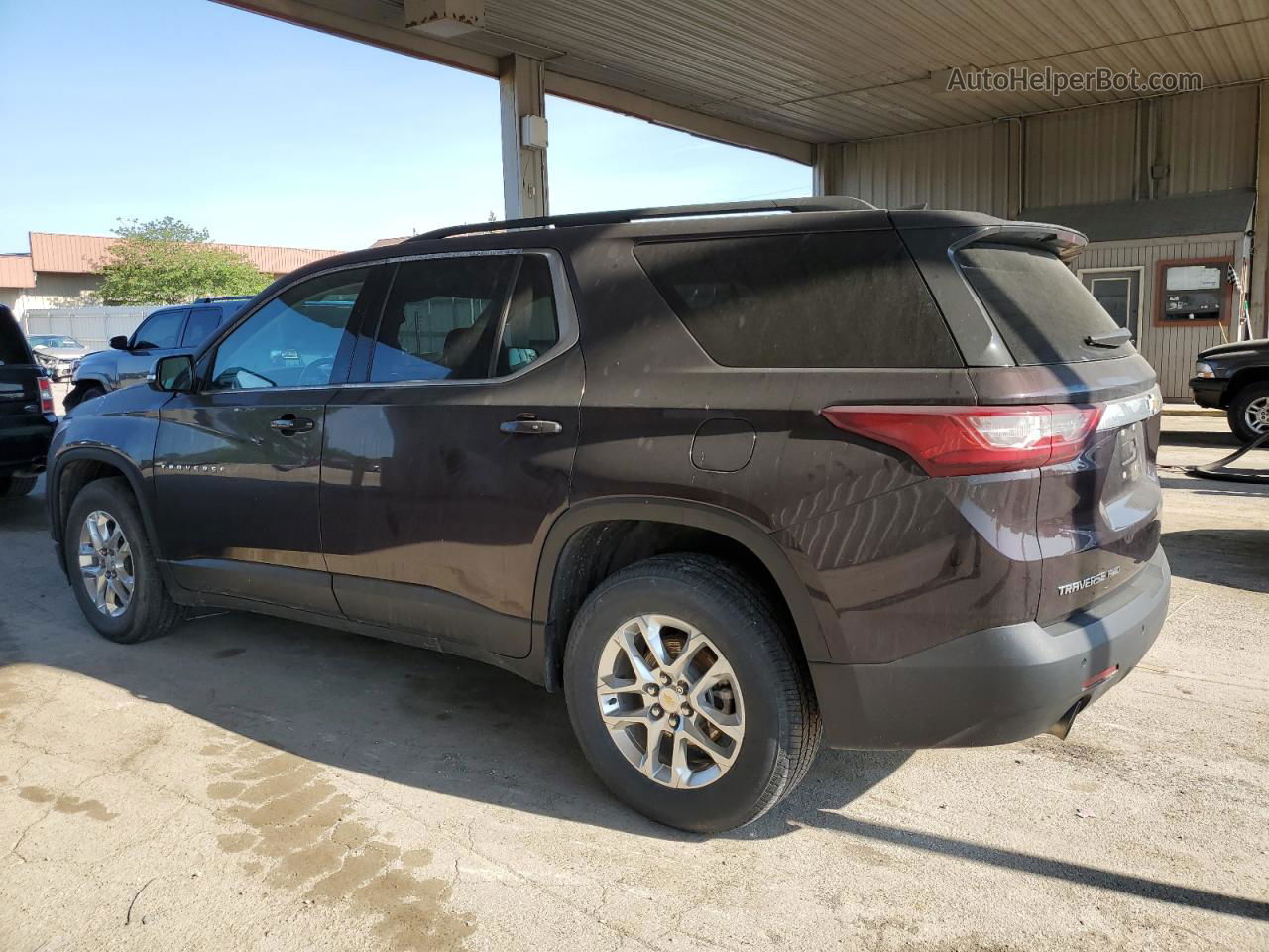 2020 Chevrolet Traverse Lt Maroon vin: 1GNEVGKW0LJ325898