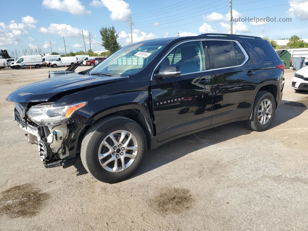 2020 Chevrolet Traverse Lt Black vin: 1GNEVGKW1LJ301156