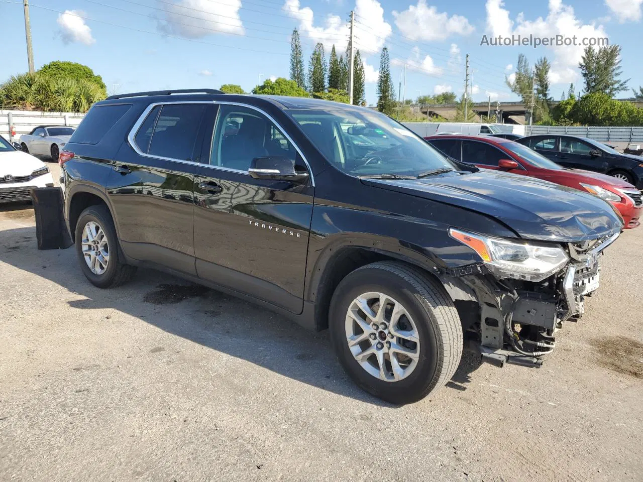 2020 Chevrolet Traverse Lt Black vin: 1GNEVGKW1LJ301156