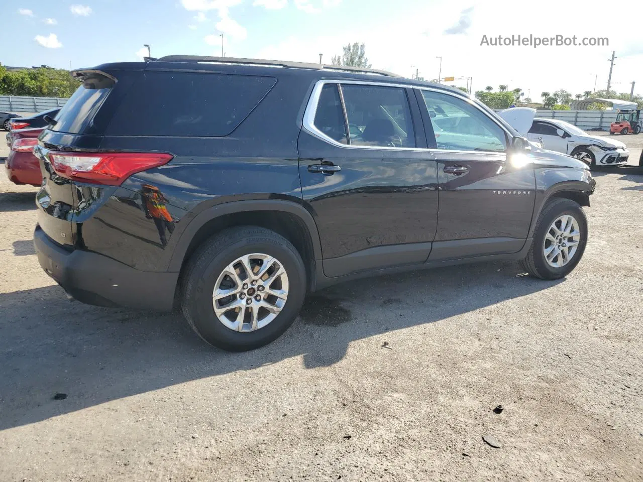 2020 Chevrolet Traverse Lt Black vin: 1GNEVGKW1LJ301156