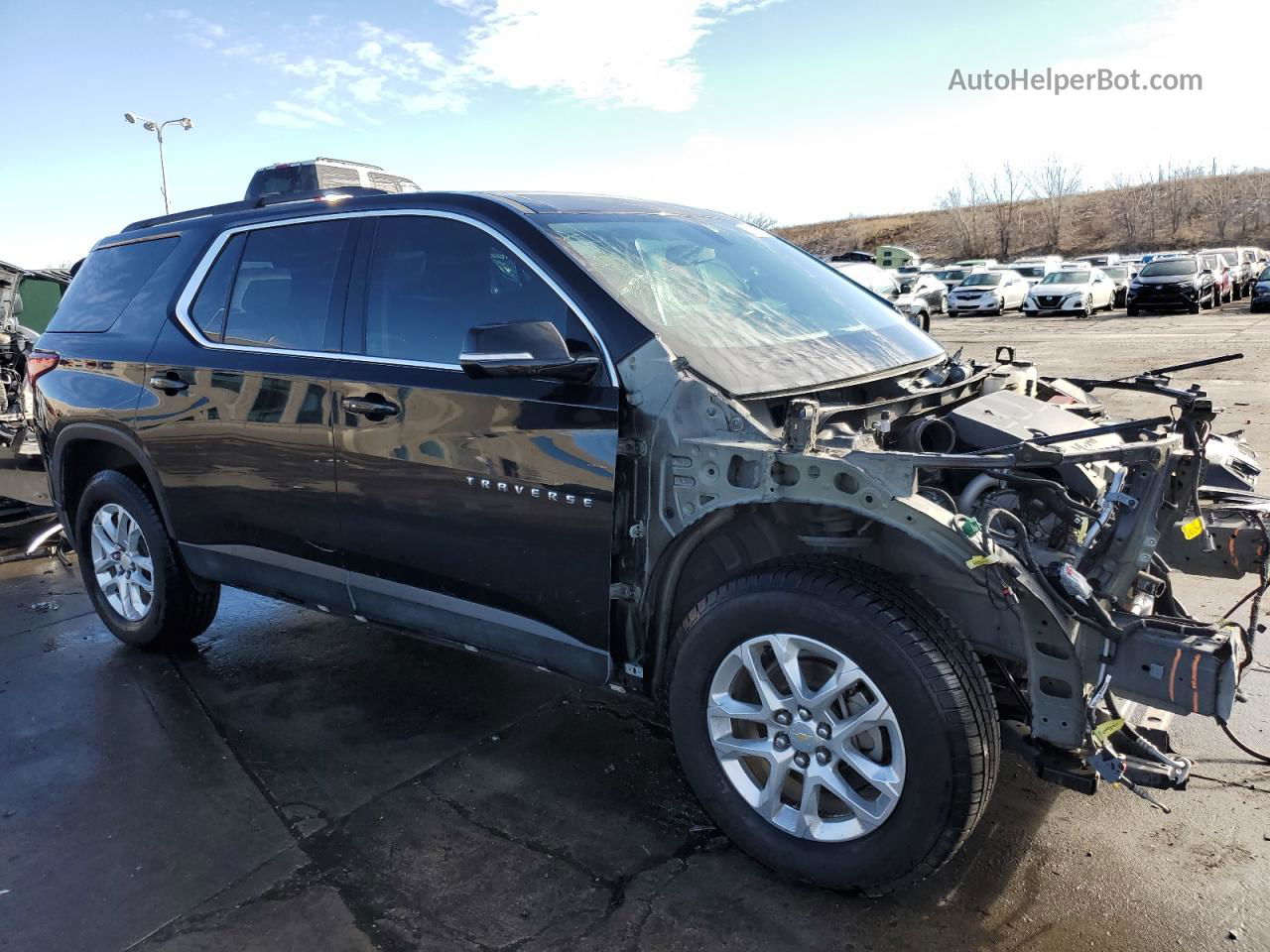 2020 Chevrolet Traverse Lt Black vin: 1GNEVGKW4LJ217686