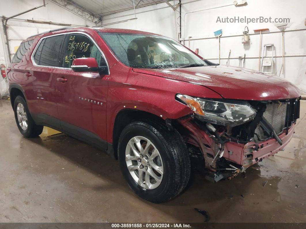 2020 Chevrolet Traverse Awd Lt Cloth Red vin: 1GNEVGKW5LJ265195