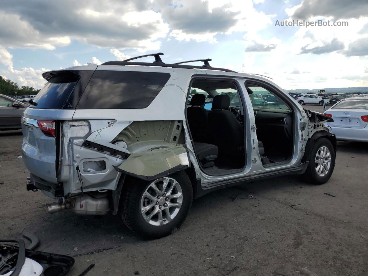 2020 Chevrolet Traverse Lt Silver vin: 1GNEVGKW6LJ300178