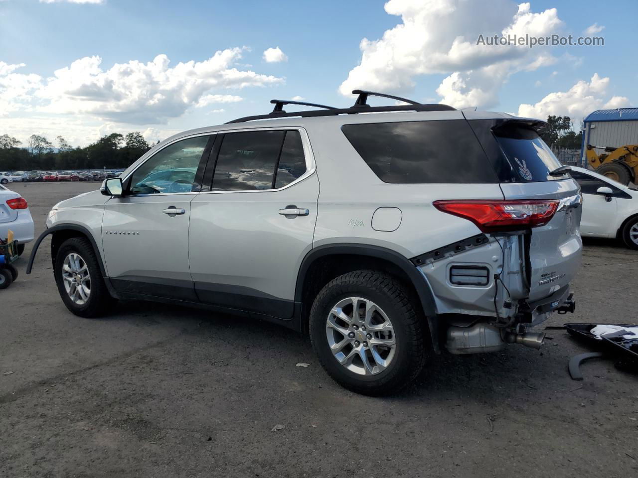 2020 Chevrolet Traverse Lt Серебряный vin: 1GNEVGKW6LJ300178