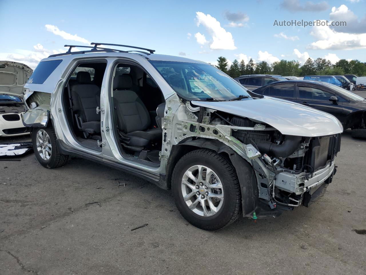 2020 Chevrolet Traverse Lt Silver vin: 1GNEVGKW6LJ300178