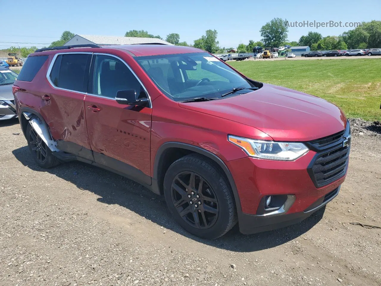 2020 Chevrolet Traverse Lt Red vin: 1GNEVGKW7LJ227158