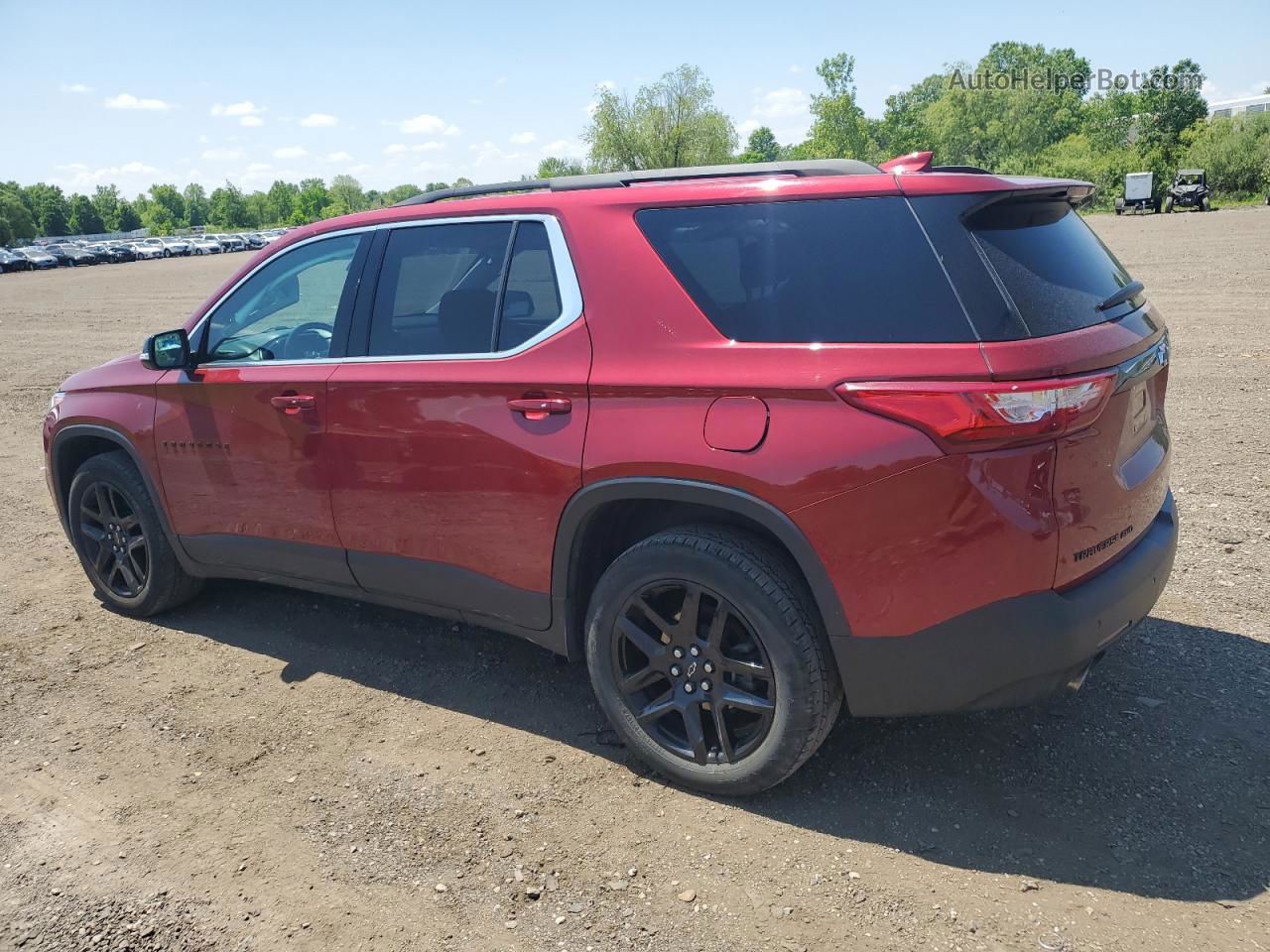 2020 Chevrolet Traverse Lt Red vin: 1GNEVGKW7LJ227158