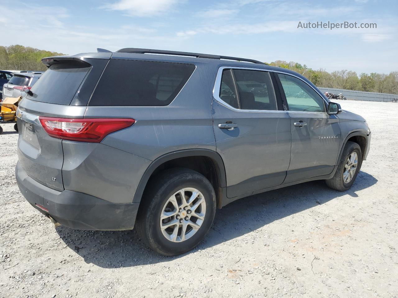 2020 Chevrolet Traverse Lt Серый vin: 1GNEVGKW7LJ277428