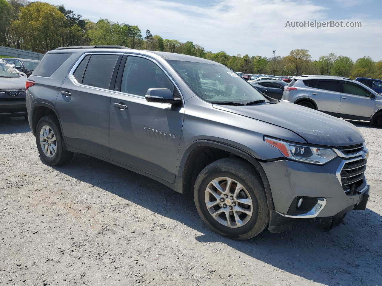 2020 Chevrolet Traverse Lt Gray vin: 1GNEVGKW7LJ277428