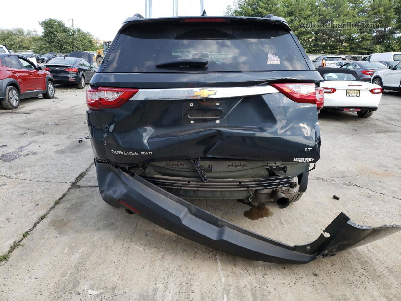 2020 Chevrolet Traverse Lt Gray vin: 1GNEVGKW8LJ168542