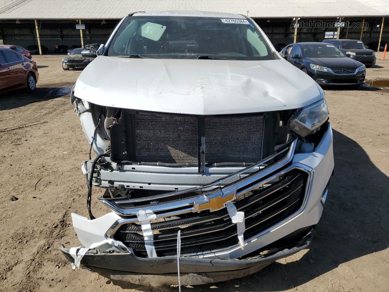 2020 Chevrolet Traverse Lt White vin: 1GNEVGKW9LJ201158