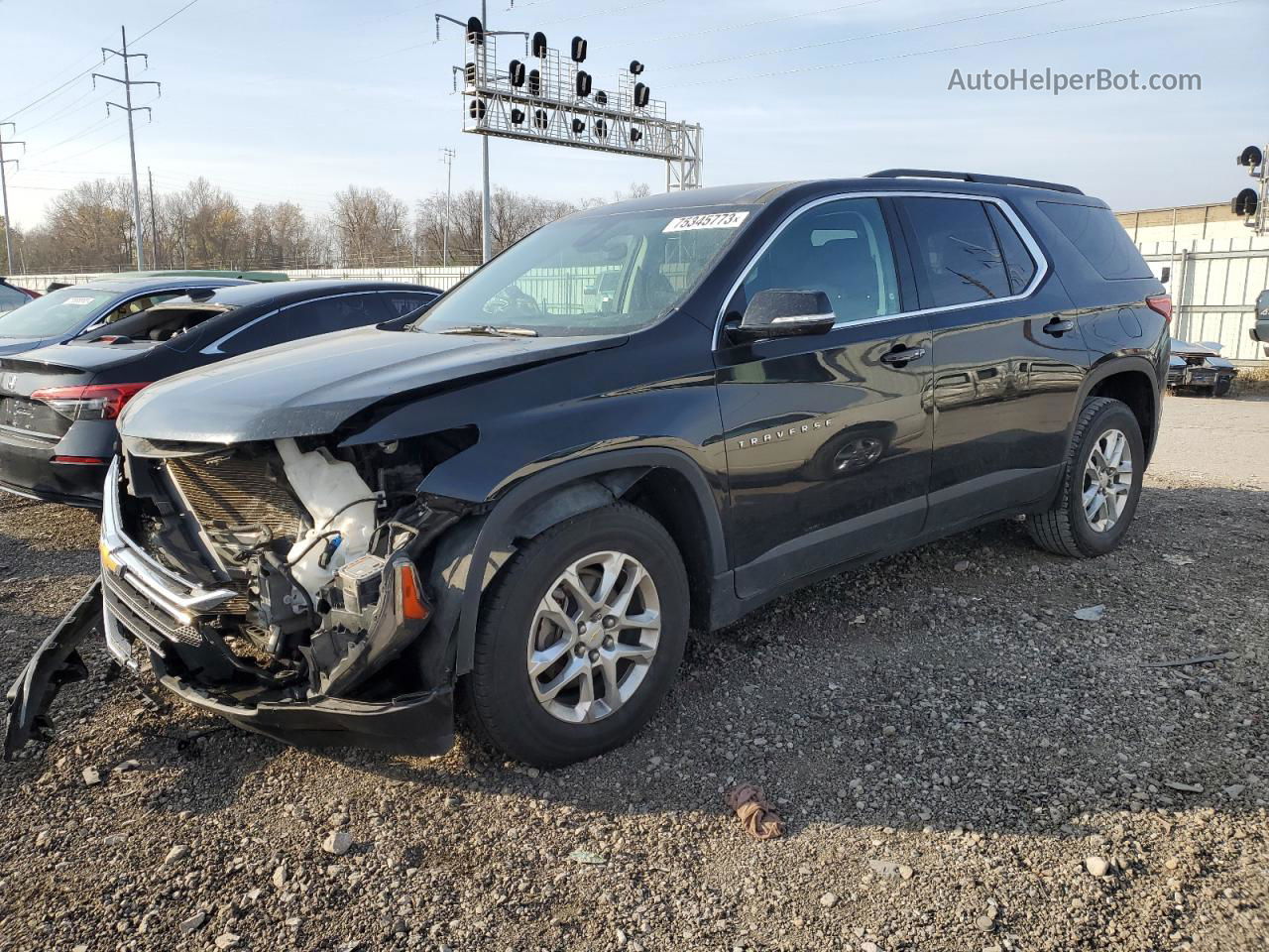 2020 Chevrolet Traverse Lt Black vin: 1GNEVGKWXLJ140855