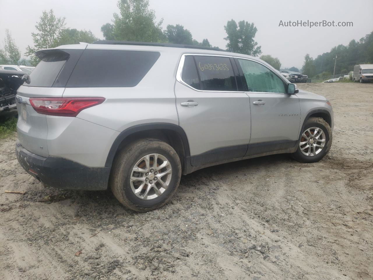 2020 Chevrolet Traverse Lt Silver vin: 1GNEVGKWXLJ199906