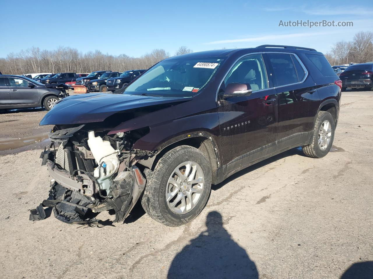 2020 Chevrolet Traverse Lt Burgundy vin: 1GNEVGKWXLJ209897