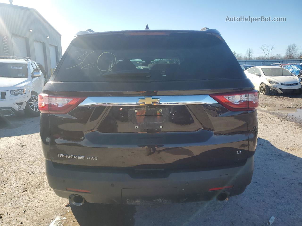 2020 Chevrolet Traverse Lt Burgundy vin: 1GNEVGKWXLJ209897