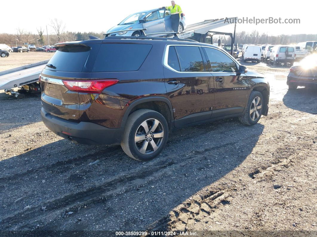 2020 Chevrolet Traverse Awd Lt Leather Burgundy vin: 1GNEVHKW0LJ177712