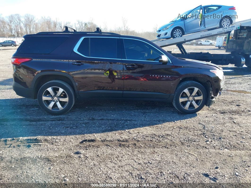 2020 Chevrolet Traverse Awd Lt Leather Burgundy vin: 1GNEVHKW0LJ177712