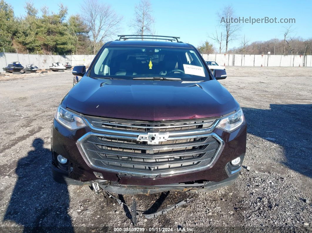 2020 Chevrolet Traverse Awd Lt Leather Бордовый vin: 1GNEVHKW0LJ177712