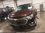 2020 Chevrolet Traverse Awd Lt Leather Purple vin: 1GNEVHKW0LJ193635