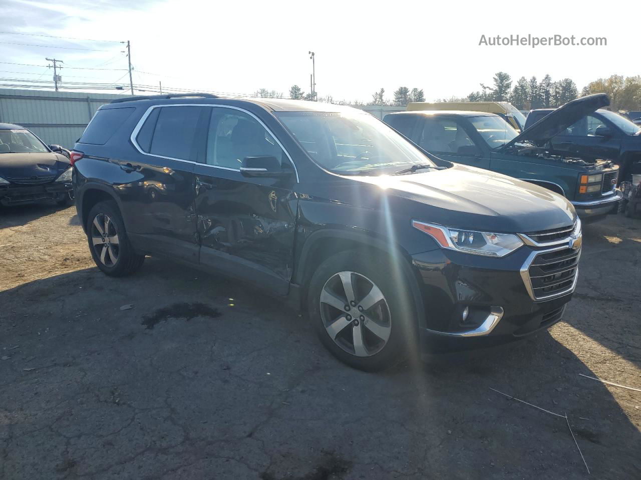 2020 Chevrolet Traverse Lt Blue vin: 1GNEVHKW1LJ112044