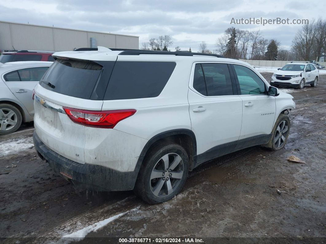 2020 Chevrolet Traverse Awd Lt Leather White vin: 1GNEVHKW1LJ141690