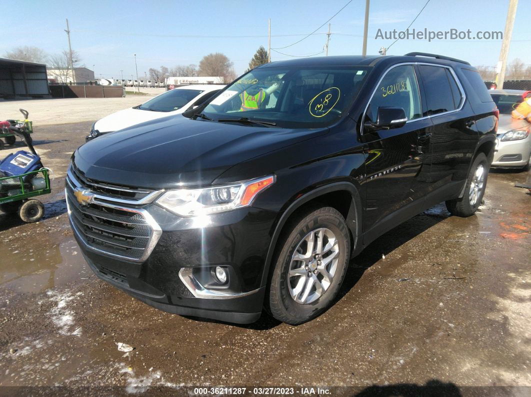 2020 Chevrolet Traverse Lt Leather Черный vin: 1GNEVHKW2LJ143089