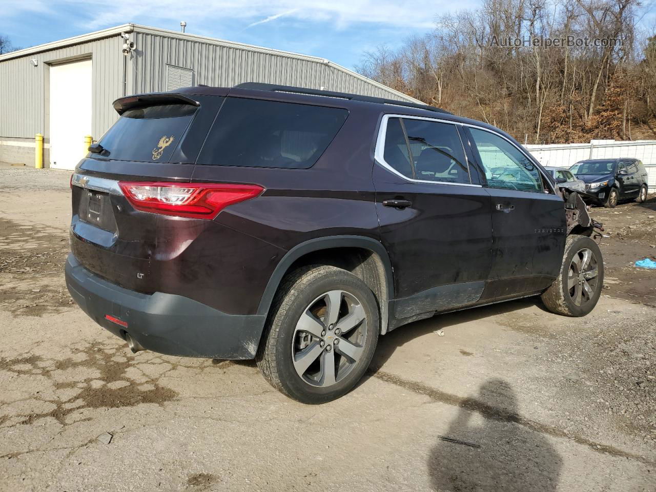 2020 Chevrolet Traverse Lt Бордовый vin: 1GNEVHKW2LJ173547