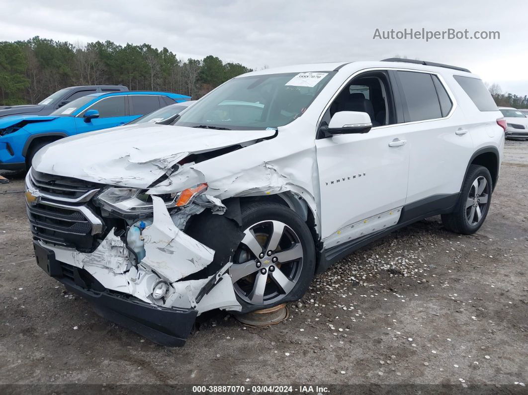 2020 Chevrolet Traverse Awd Lt Leather White vin: 1GNEVHKW2LJ245931