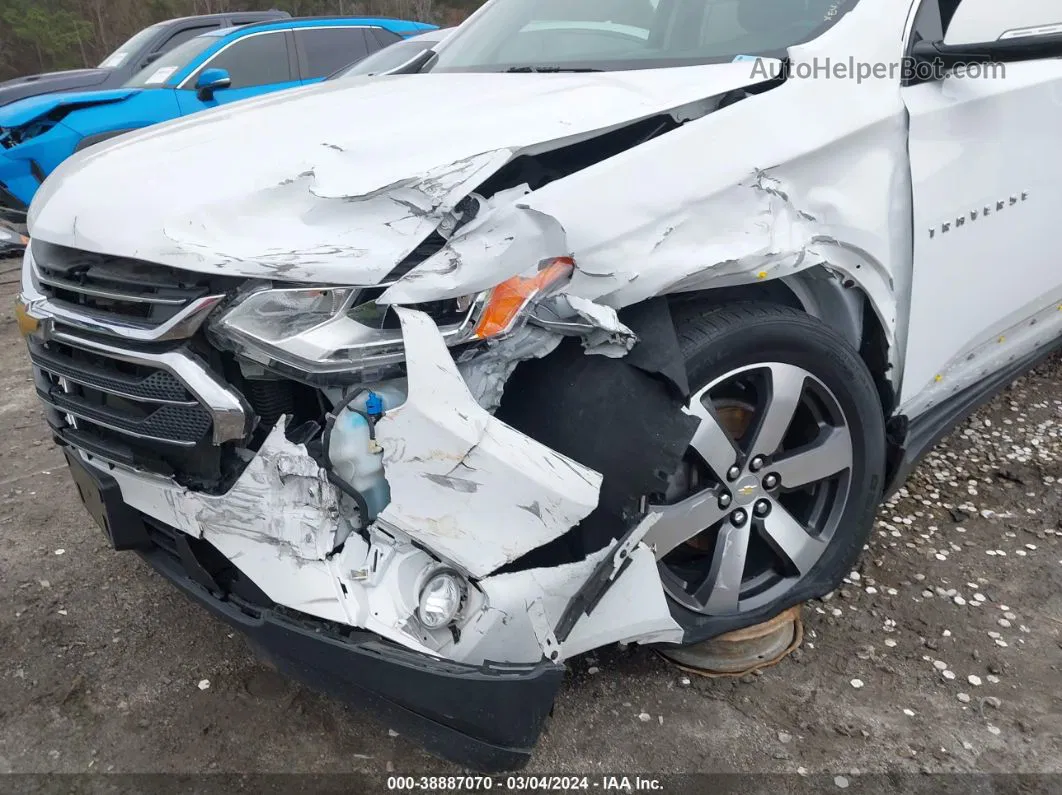 2020 Chevrolet Traverse Awd Lt Leather White vin: 1GNEVHKW2LJ245931